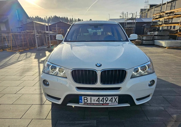 BMW X3 cena 55900 przebieg: 254930, rok produkcji 2013 z Ciechocinek małe 79